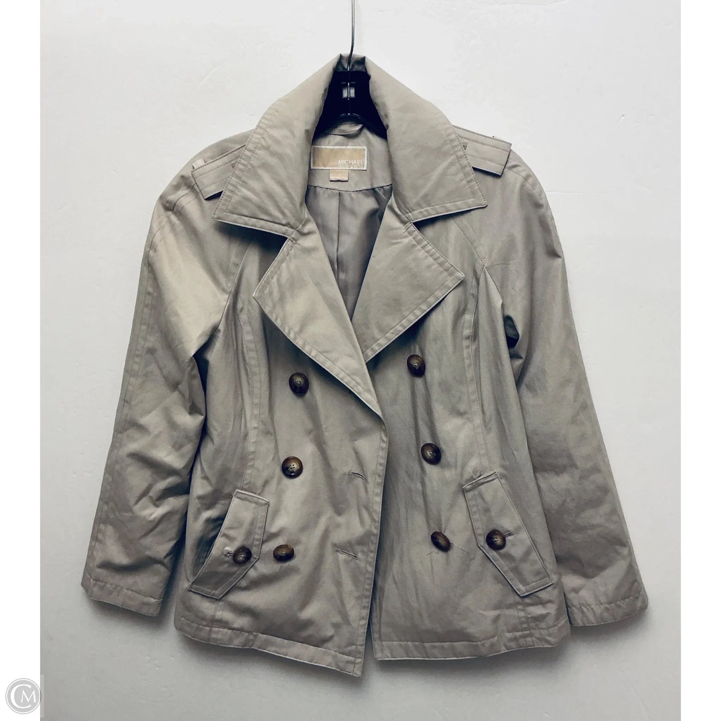 Jacket Designer By Michael Kors In Tan, Size: Xs