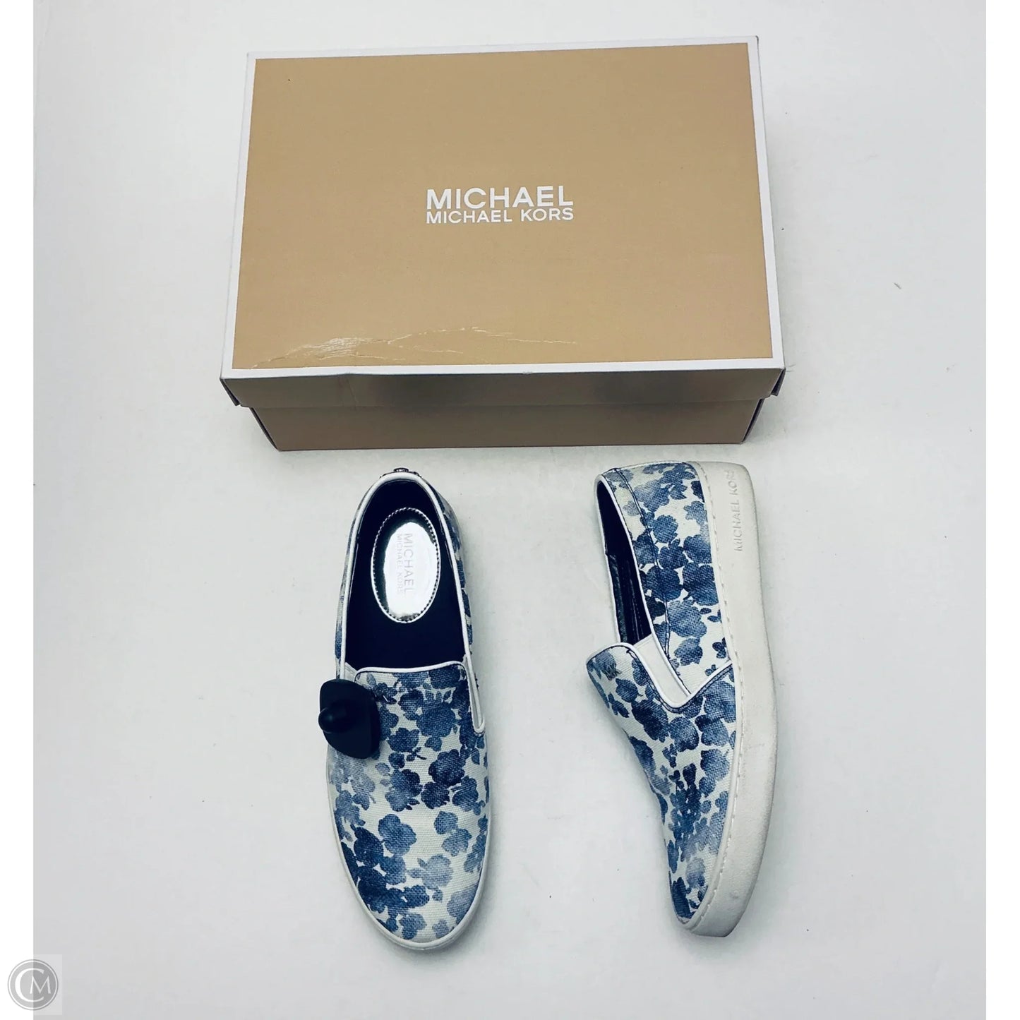 Shoes Designer By Michael Kors In Blue, Size: 9.5