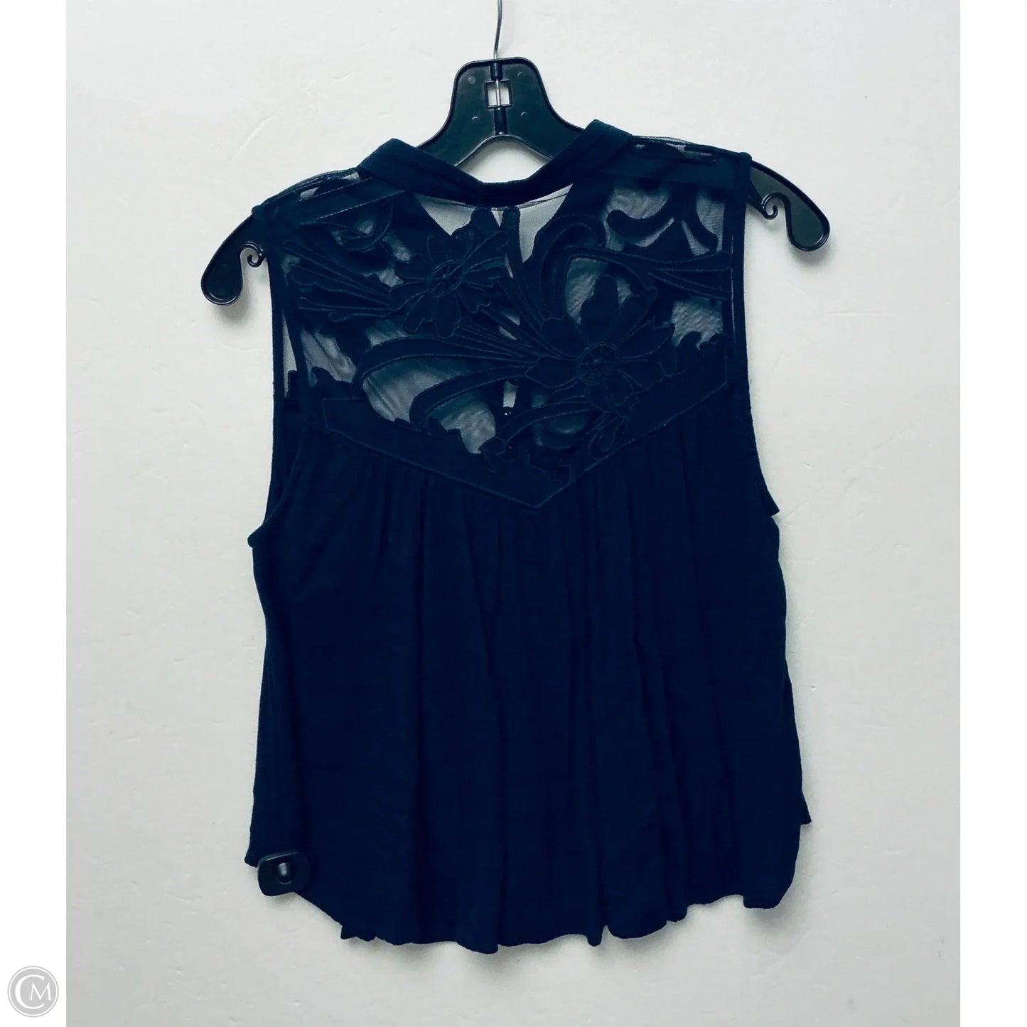 Top Sleeveless By Free People In Navy, Size: S