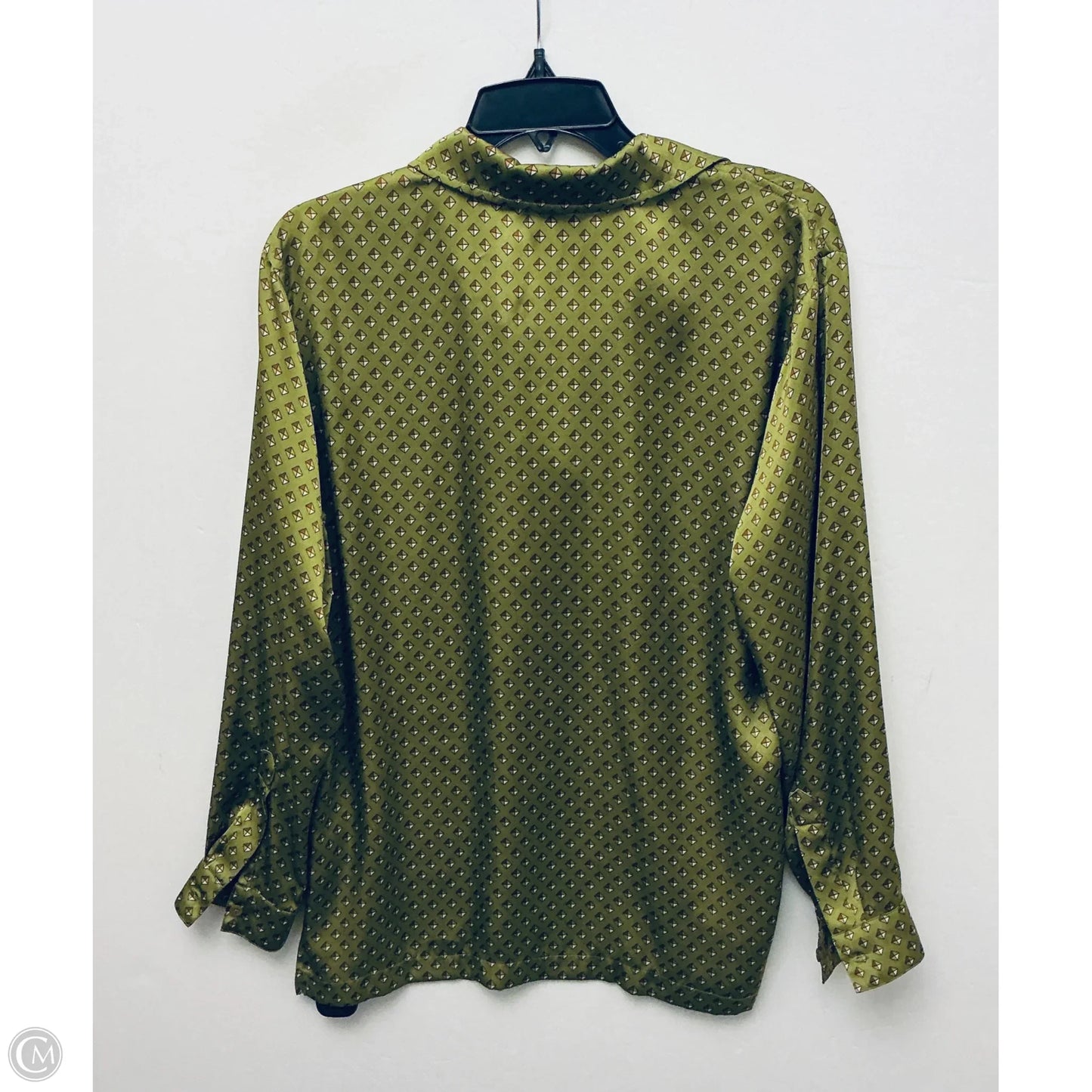 Top Long Sleeve Designer By Michael Kors In Green, Size: S