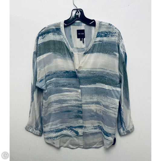 Top Long Sleeve By Nic + Zoe In Multi-colored, Size: S
