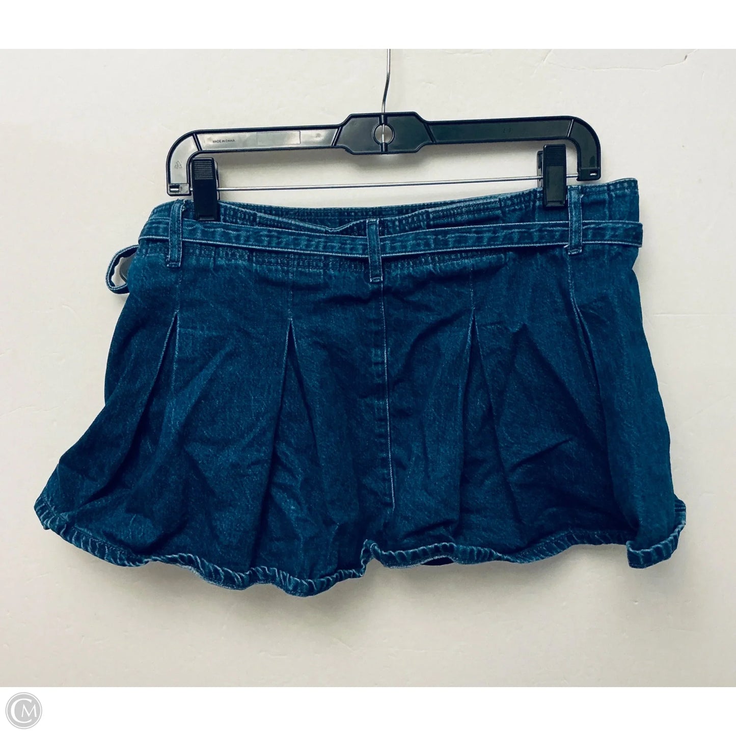 Skirt Mini & Short By American Eagle In Blue Denim, Size: 8