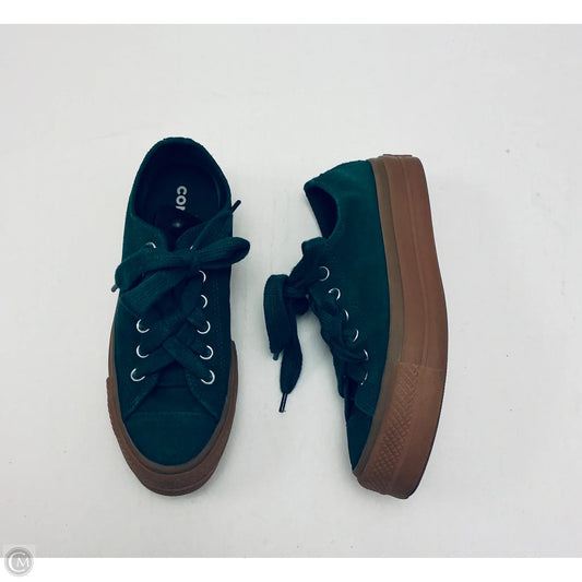 Shoes Sneakers Platform By Converse In Green, Size: 7.5