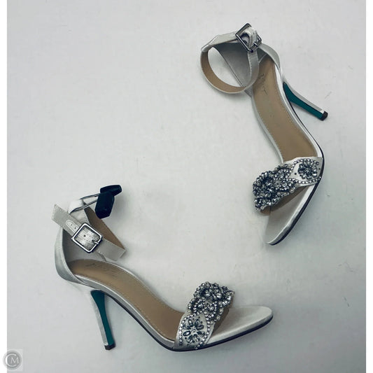 Shoes Heels Stiletto By Betsey Johnson In White, Size: 6.5