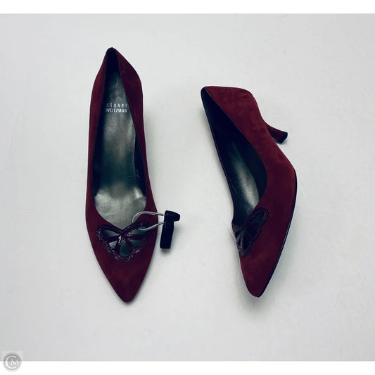 Shoes Designer By Stuart Weitzman In Red, Size: 10