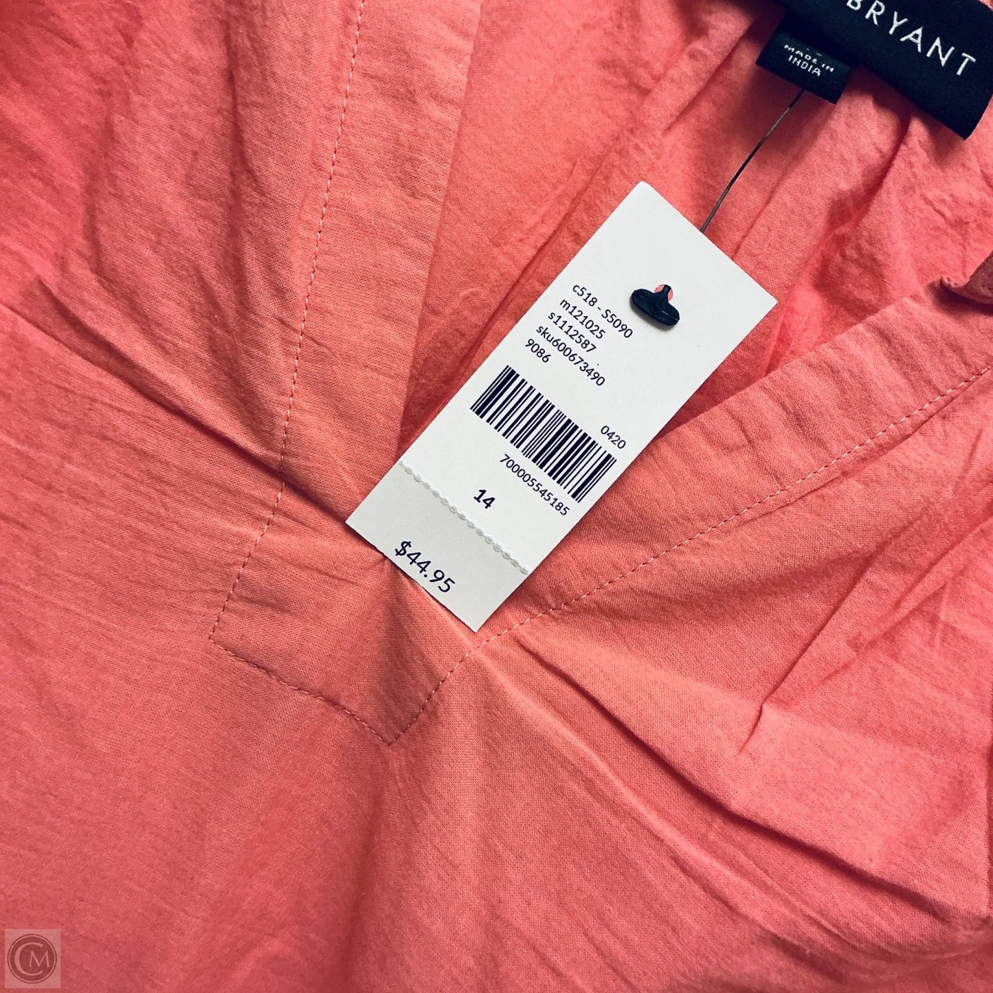 Top Long Sleeve By Lane Bryant In Pink, Size: 14