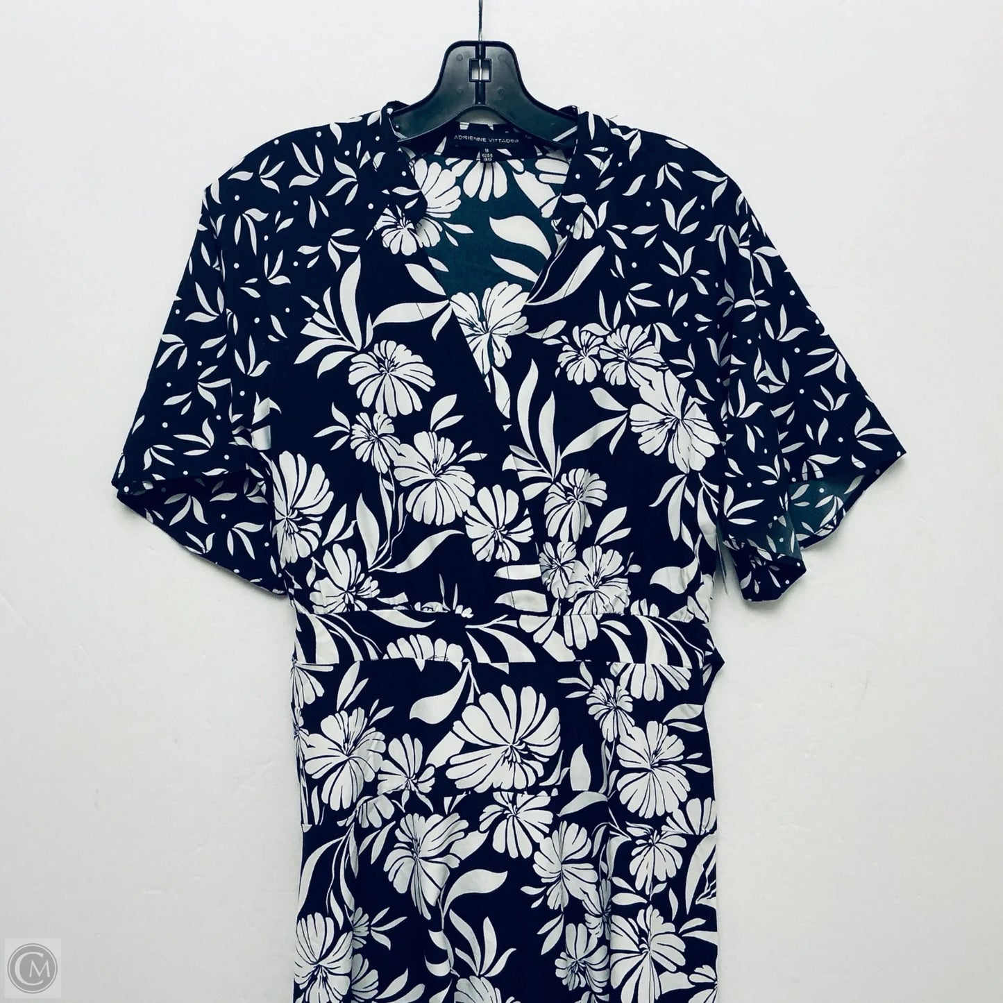 Dress Casual Midi By Adrienne Vittadini In Navy, Size: M