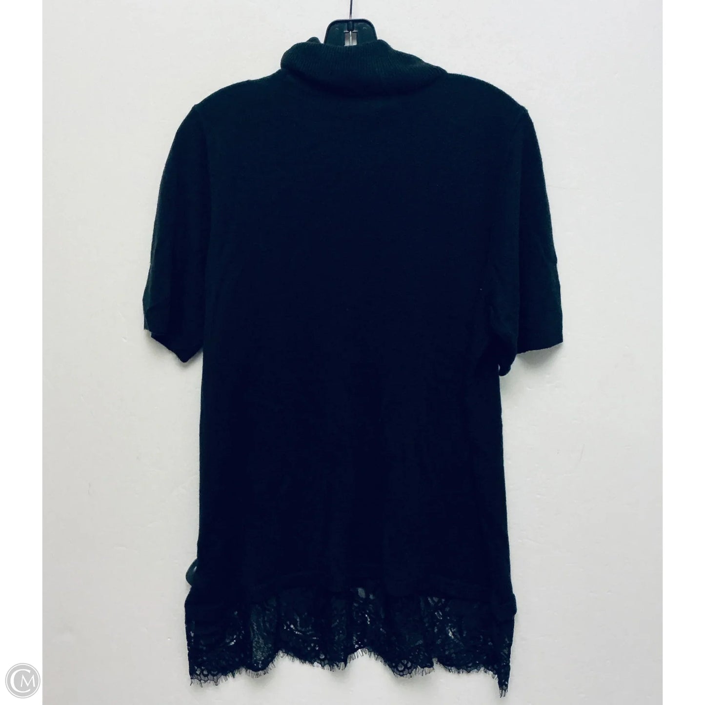 Top Short Sleeve By Apt 9 In Black, Size: Xl