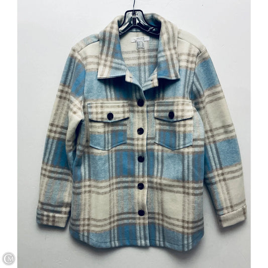 Jacket Shirt By Lascana In Cream, Size: 10