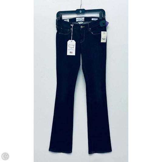 Jeans Straight By Lucky Brand In Blue Denim, Size: 0