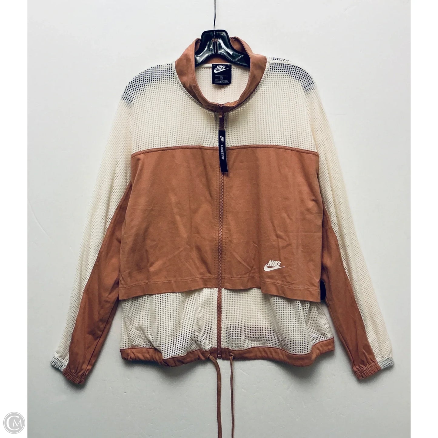 Athletic Jacket By Nike Apparel In Pink, Size: 1x