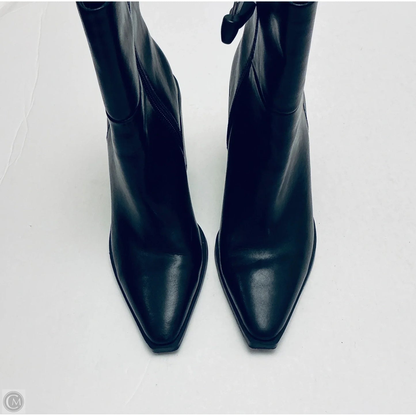 Boots Ankle Heels By Steve Madden In Black, Size: 8.5