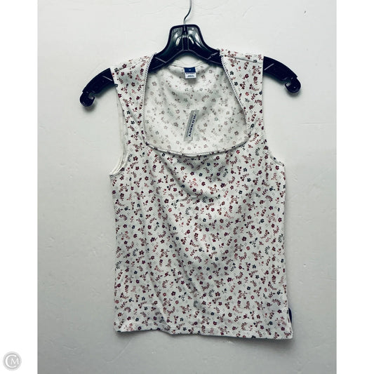 Top Sleeveless Basic By Old Navy In White, Size: M