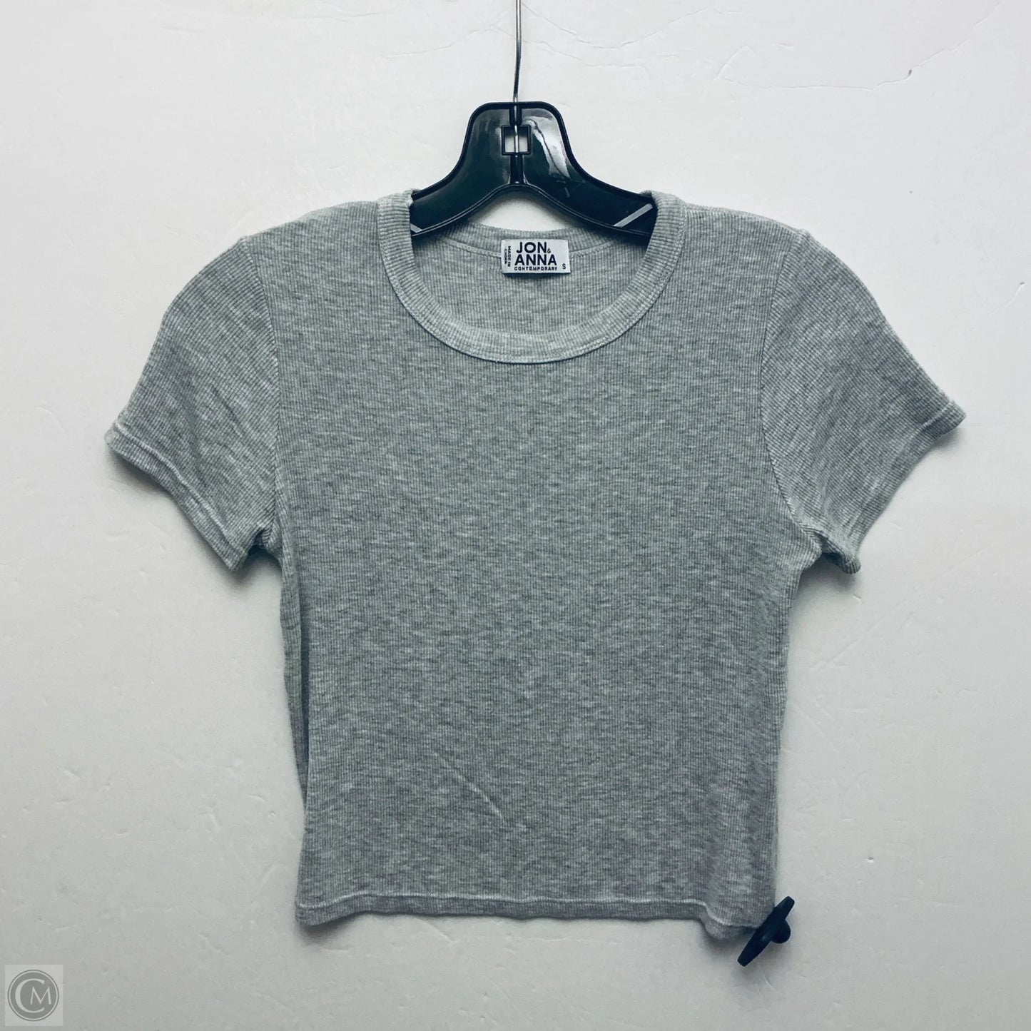 Top Short Sleeve Basic By Jon And Anna In Grey, Size: S
