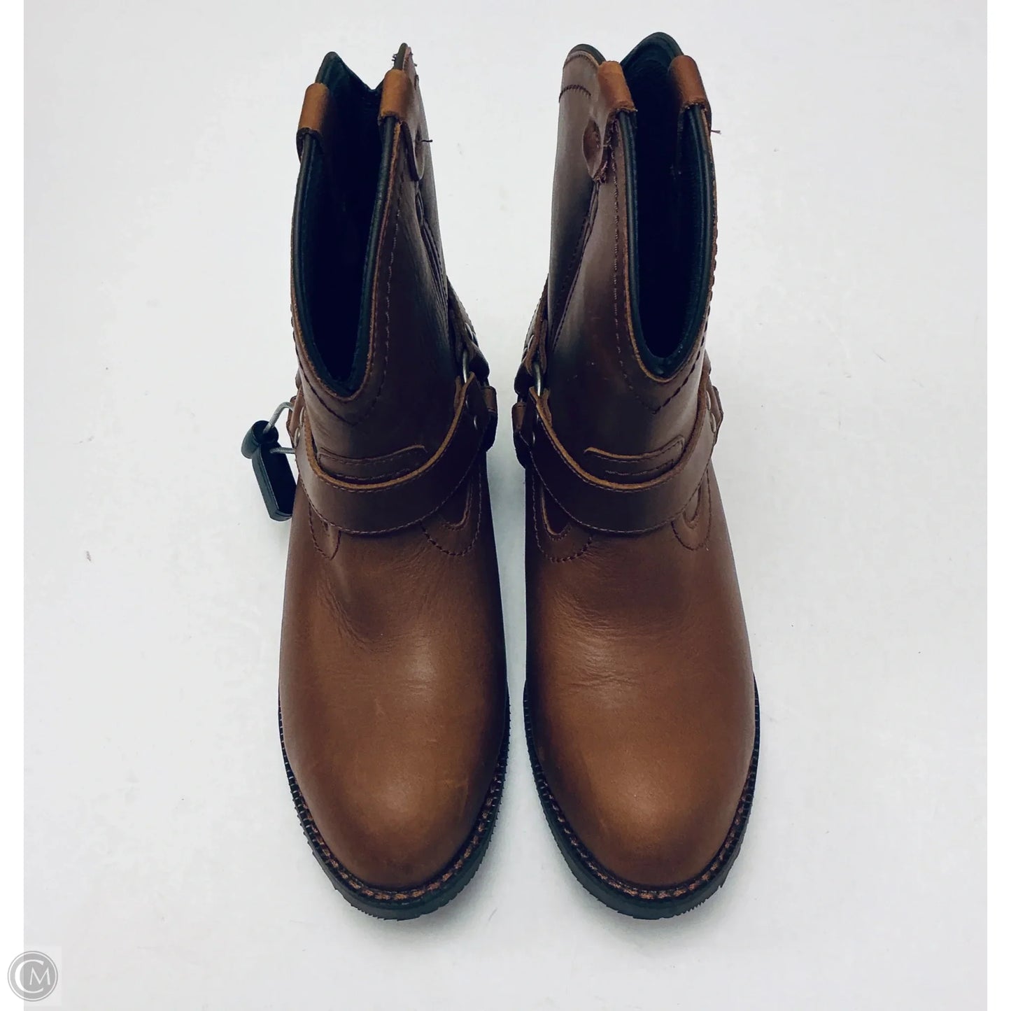 Boots Designer By Frye In Brown, Size: 7.5