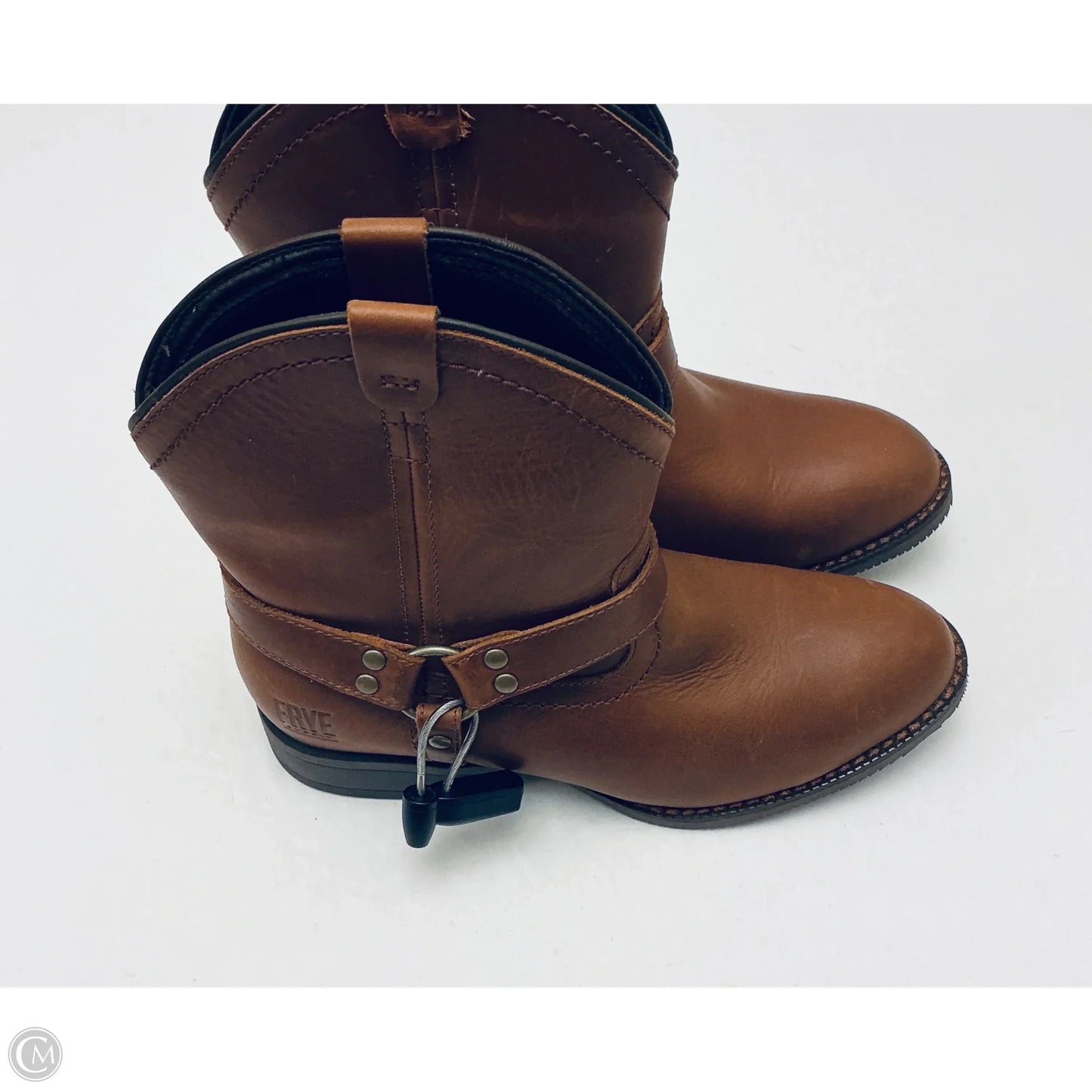 Boots Designer By Frye In Brown, Size: 7.5