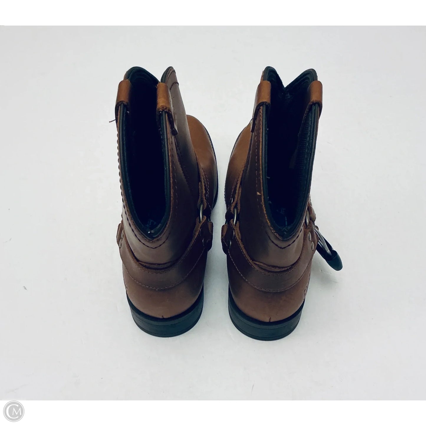 Boots Designer By Frye In Brown, Size: 7.5