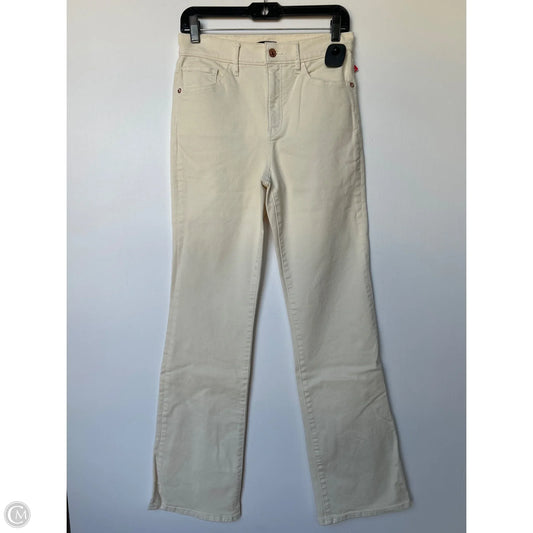 Jeans Straight By Express In White Denim, Size: 8