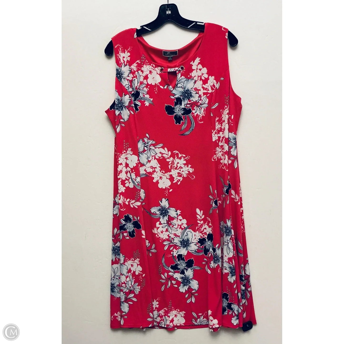 Dress Casual Midi By Jm Collections In Pink, Size: 1x
