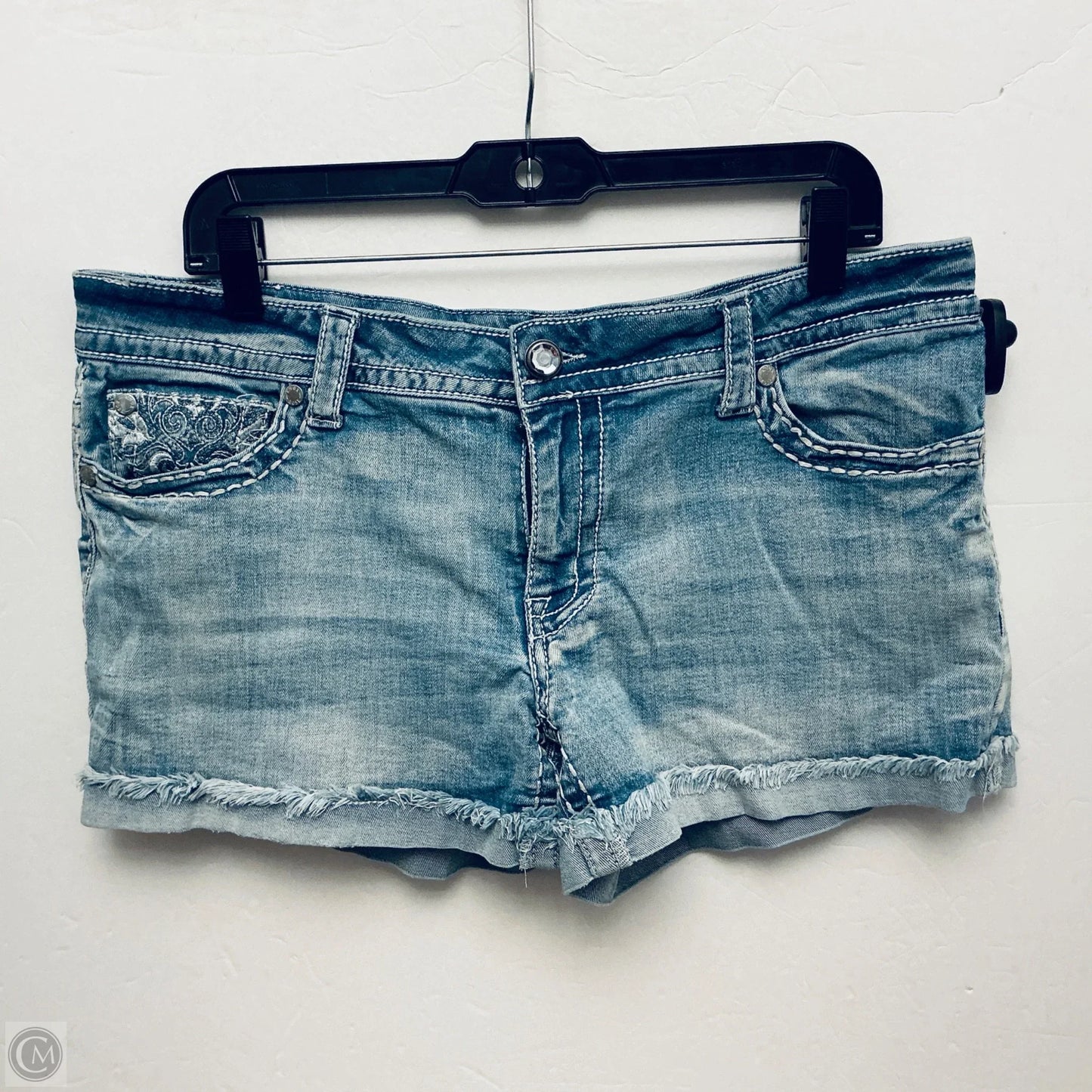 Shorts By Knox Rose In Blue Denim, Size: 16