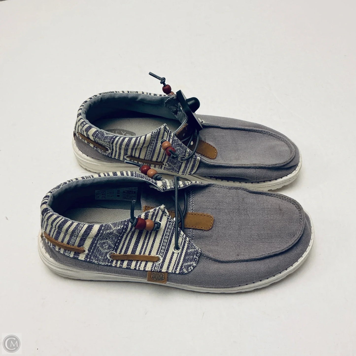 Shoes Sneakers By Hey Dude In Grey, Size: 9