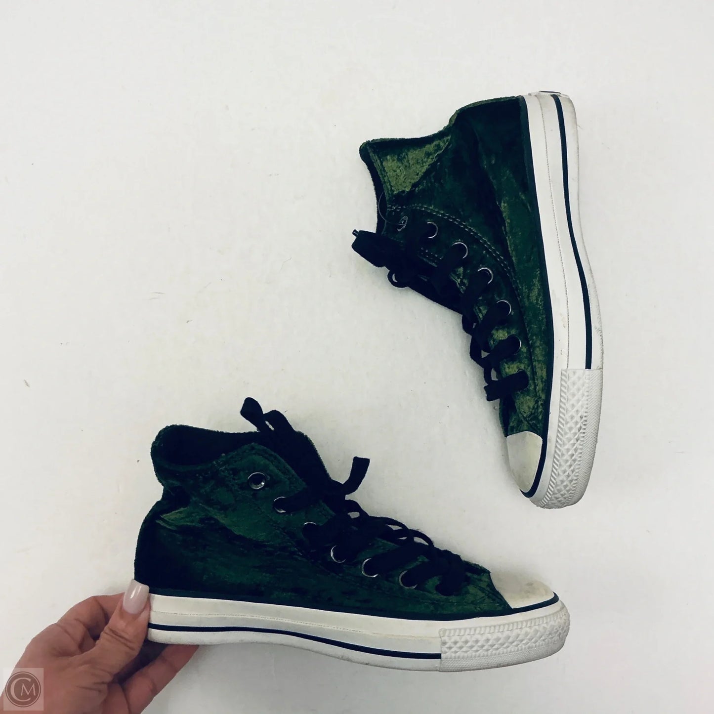 Shoes Sneakers By Converse In Green, Size: 5.5