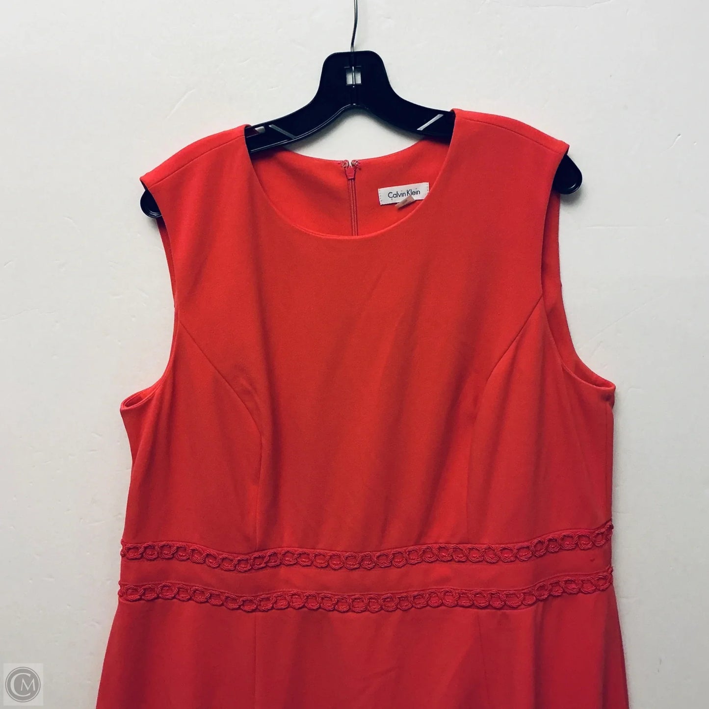 Dress Casual Short By Calvin Klein In Pink, Size: xxl