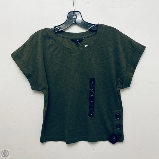 Top Short Sleeve By Banana Republic In Green, Size: Xs