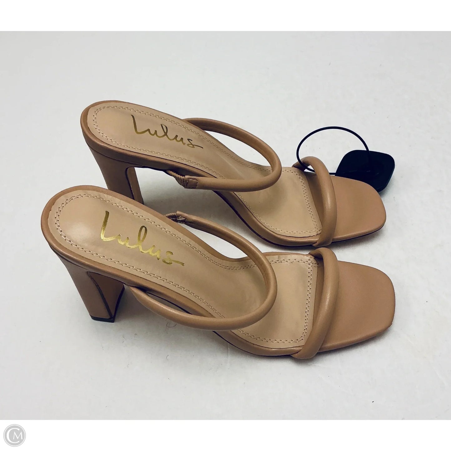 Sandals Heels Block By Lulus In Pink, Size: 7