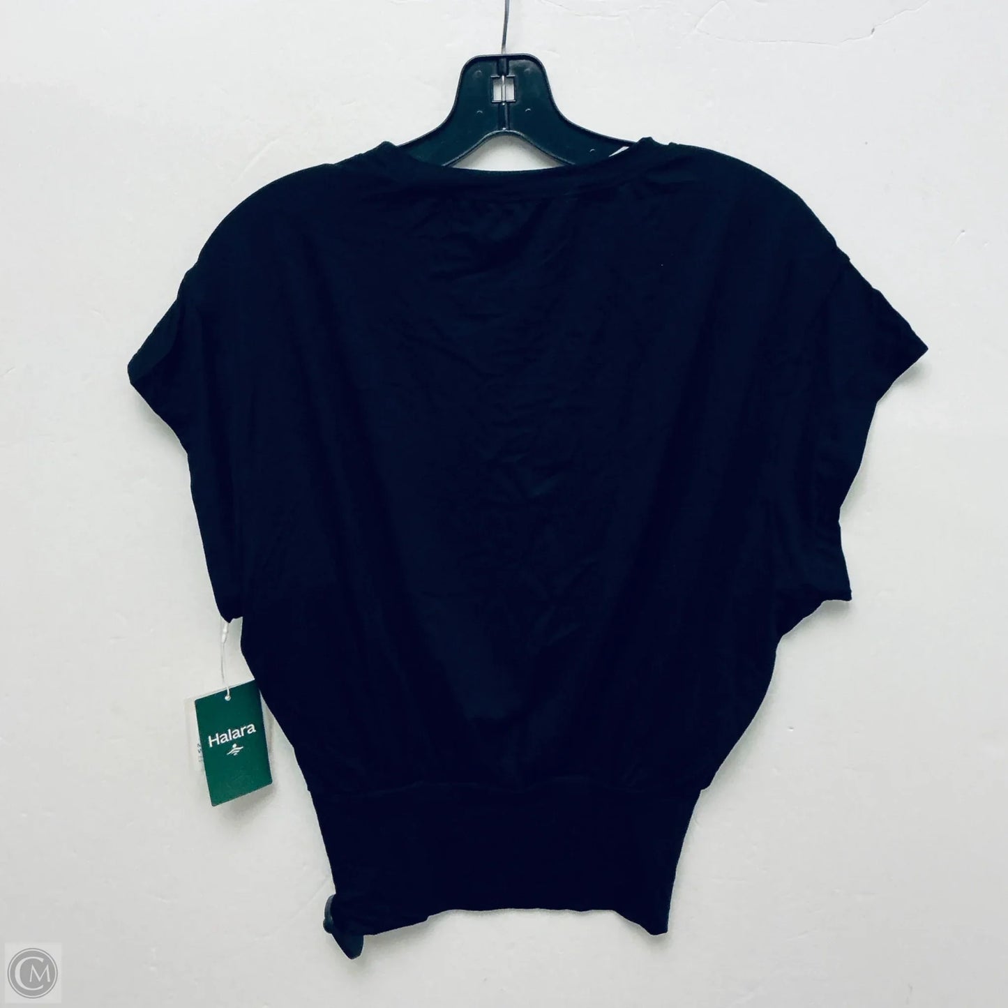 Athletic Top Short Sleeve By Halara In Black, Size: S