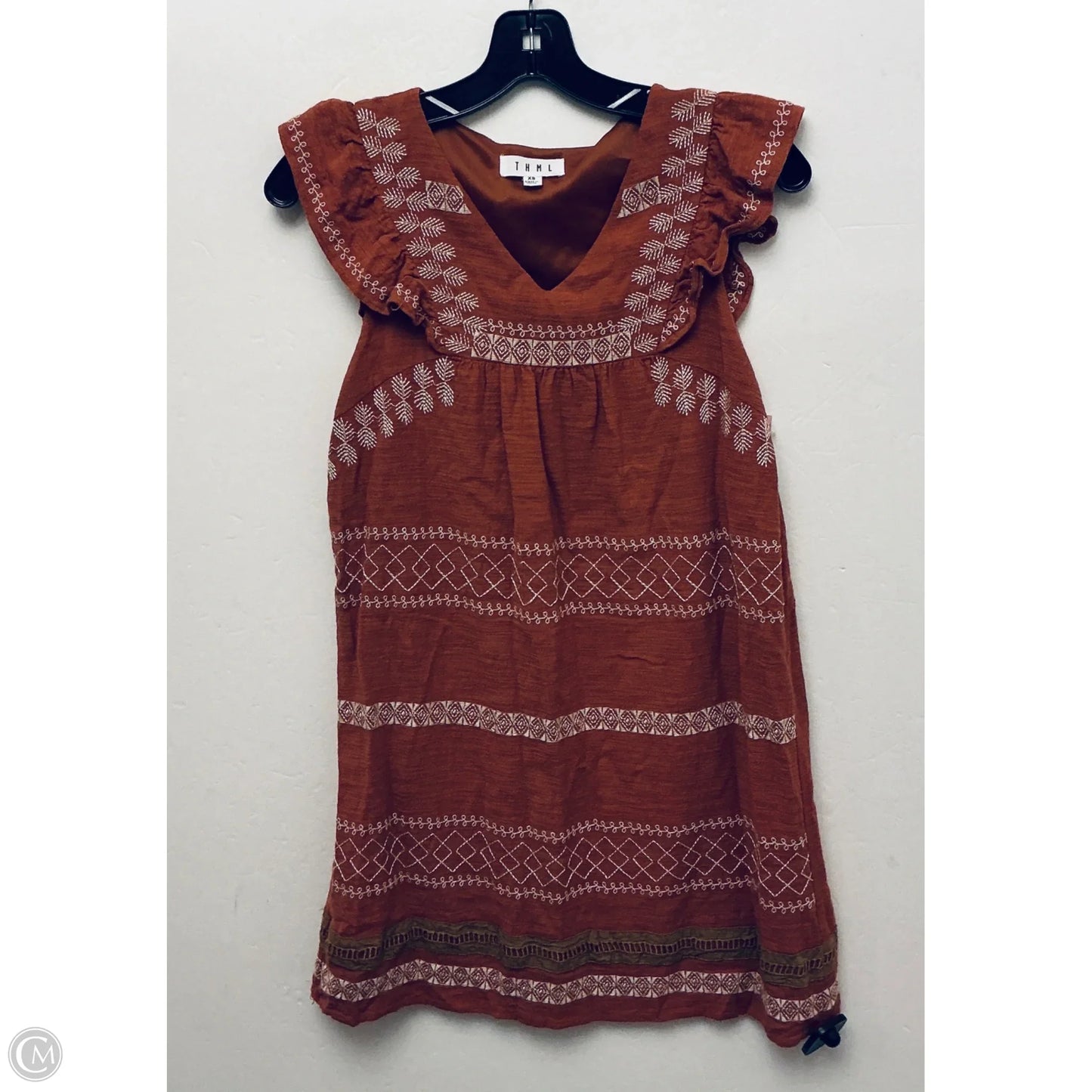Dress Casual Short By Thml In Brown, Size: Xs
