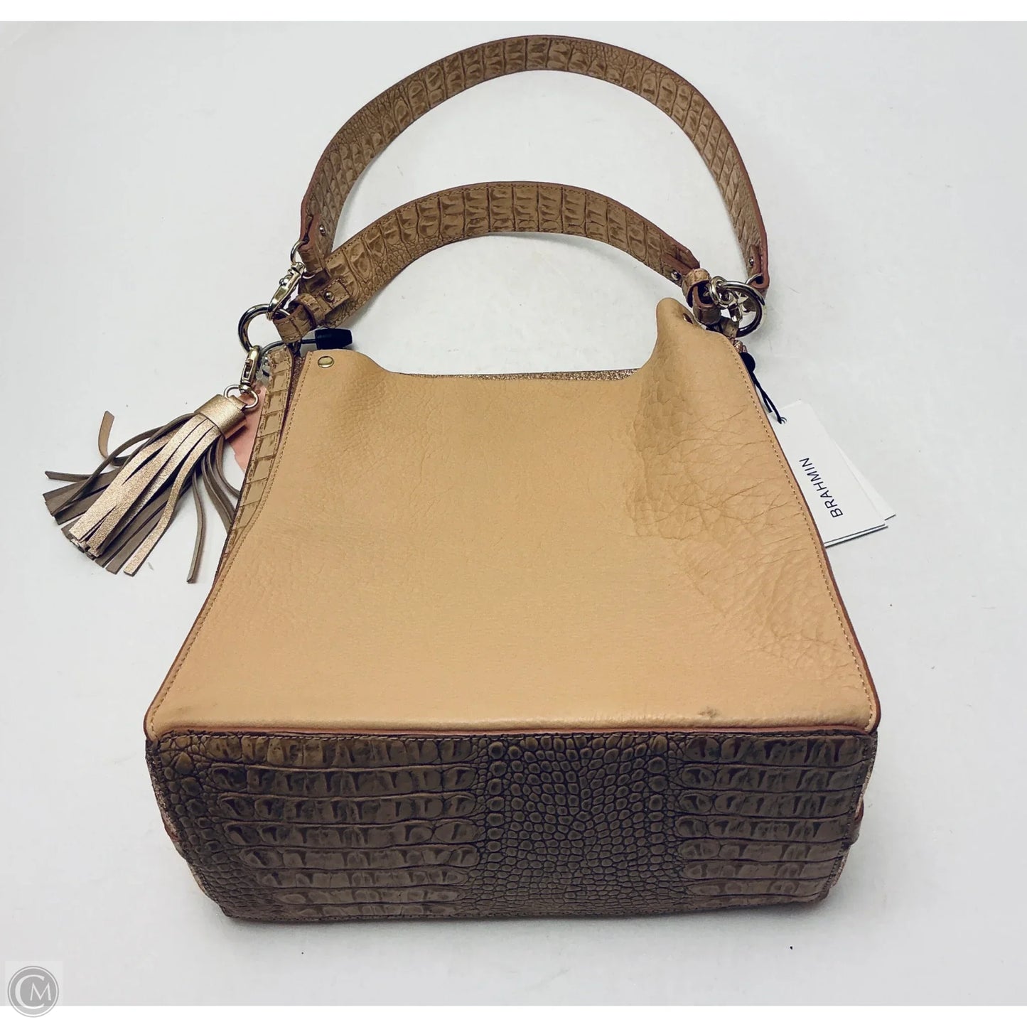 Handbag Designer By Brahmin, Size: Large