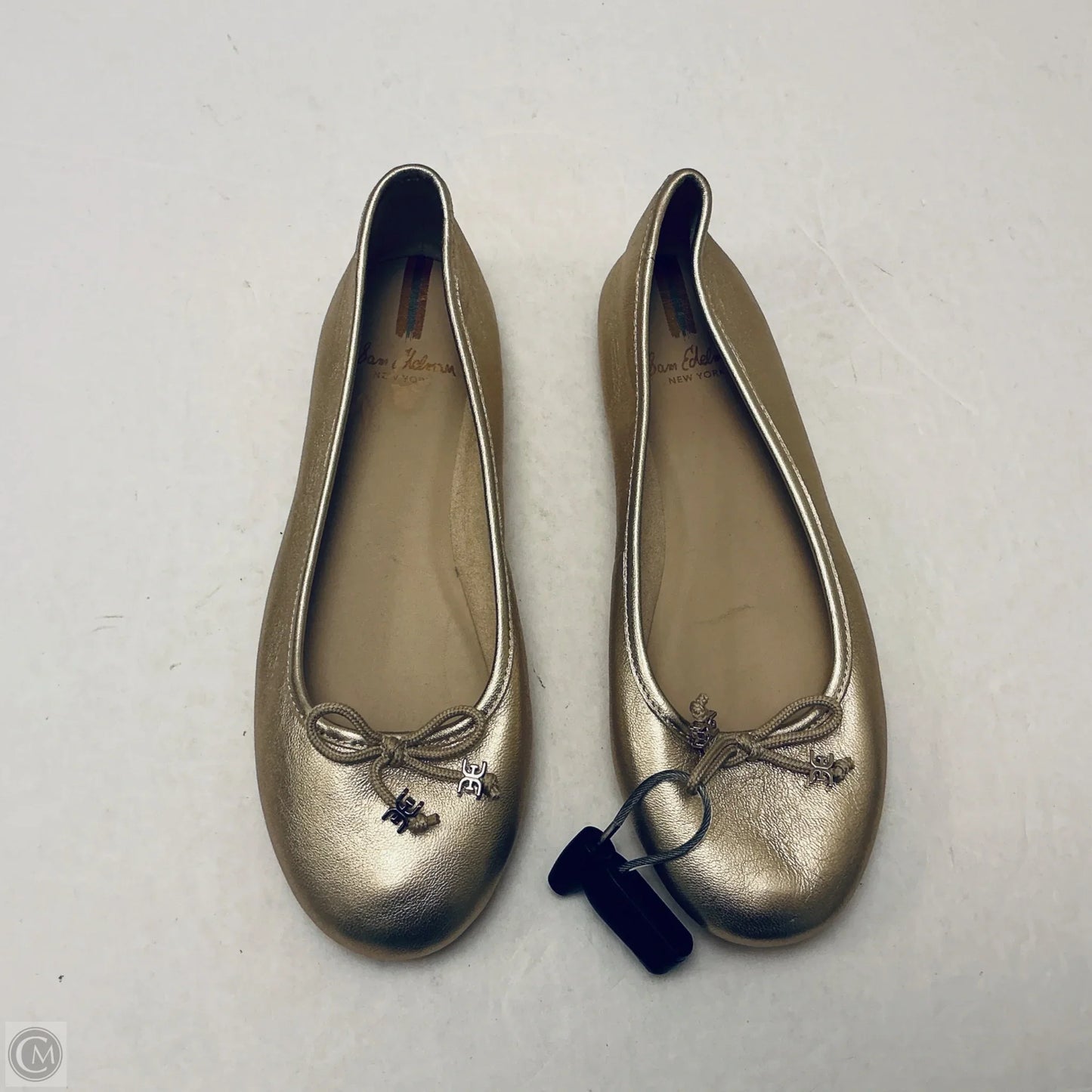 Shoes Flats By Sam Edelman In Gold, Size: 6