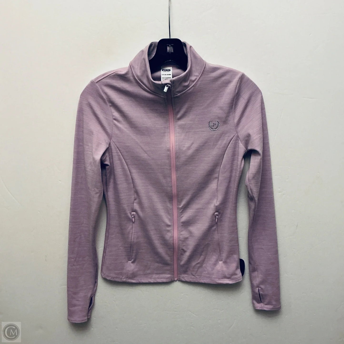 Athletic Jacket By Pink In Pink, Size: S