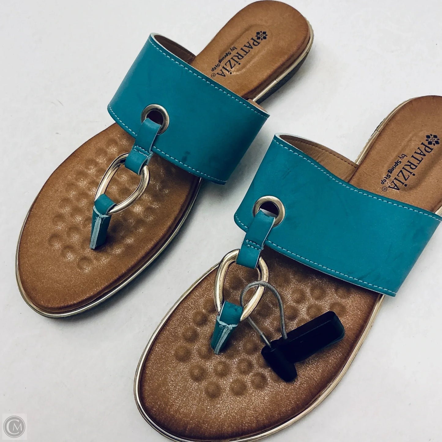 Sandals Flip Flops By Spring Step In Green, Size: 8.5