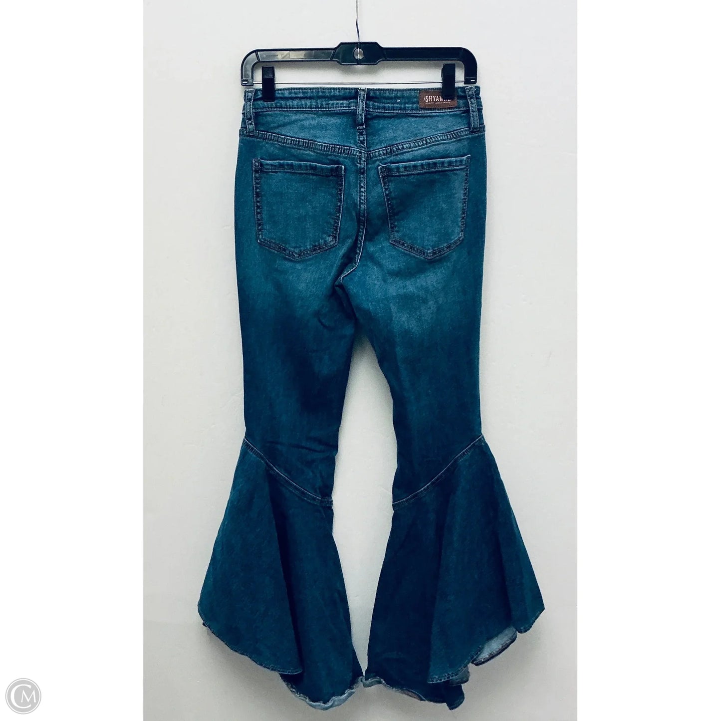 Jeans Flared By Shyanne In Blue Denim, Size: 8