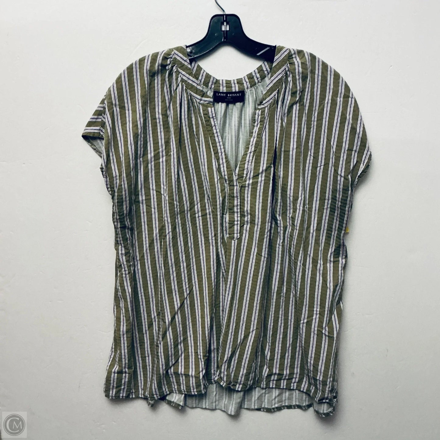 Top Sleeveless By Lane Bryant In Striped Pattern, Size: 18