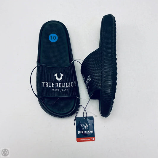 Sandals Flats By True Religion In Black, Size: 10