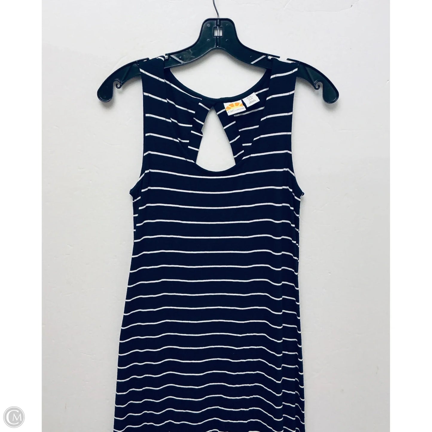 Dress Casual Maxi By C And C In Navy, Size: Xs