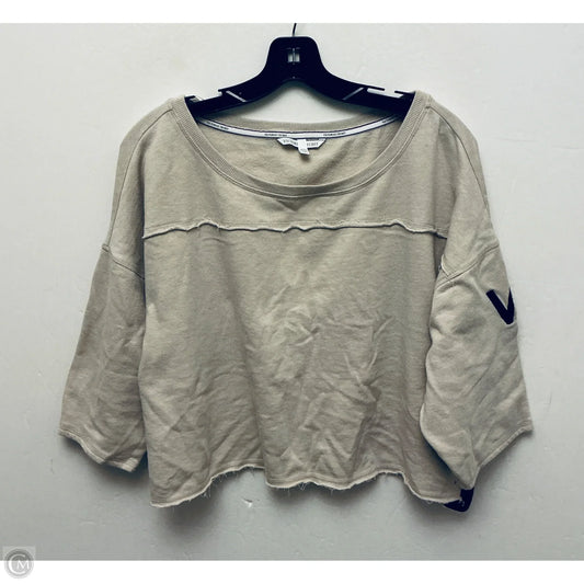 Top Long Sleeve Basic By Victorias Secret In Tan, Size: L