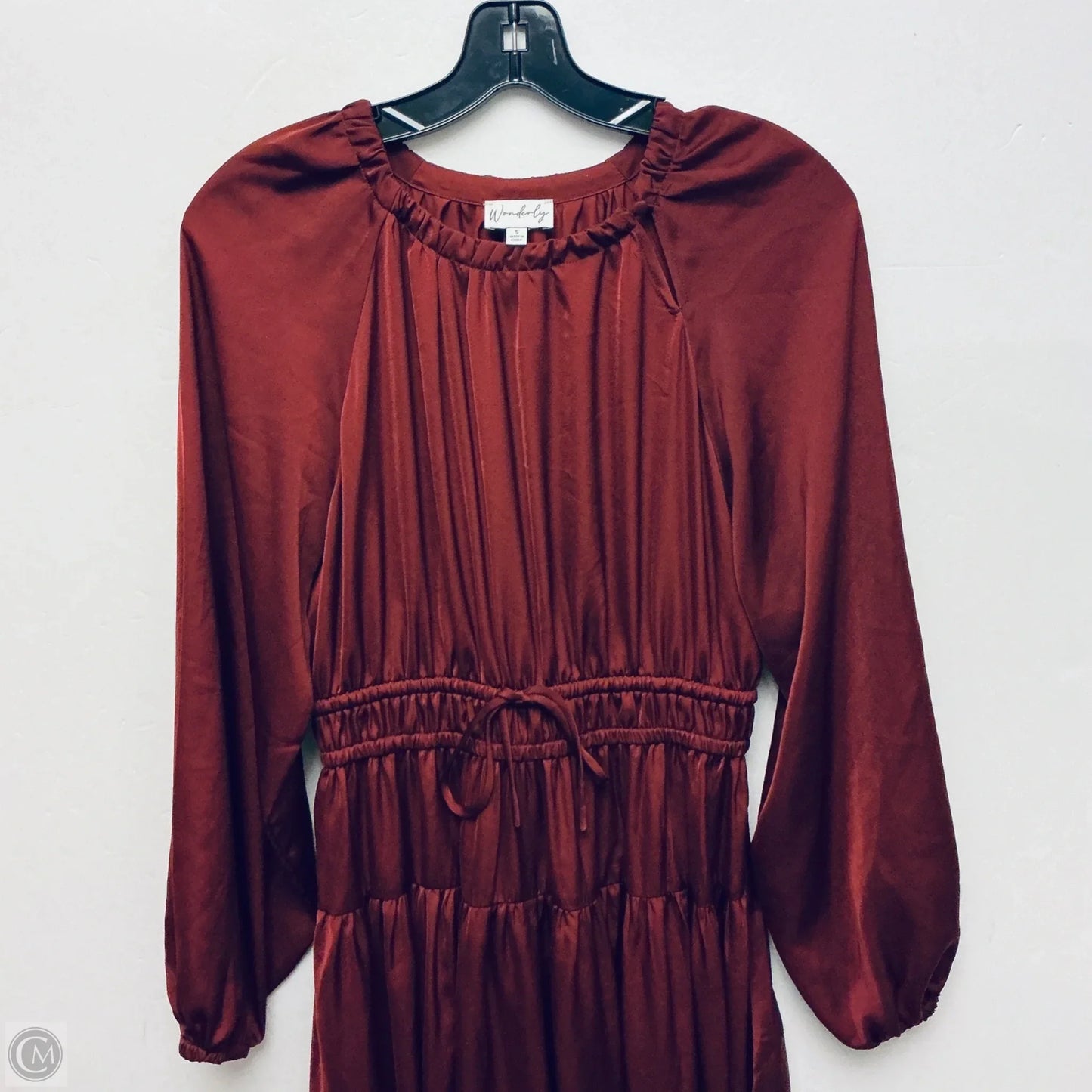 Dress Casual Maxi By Wonderly In Maroon,Size: S