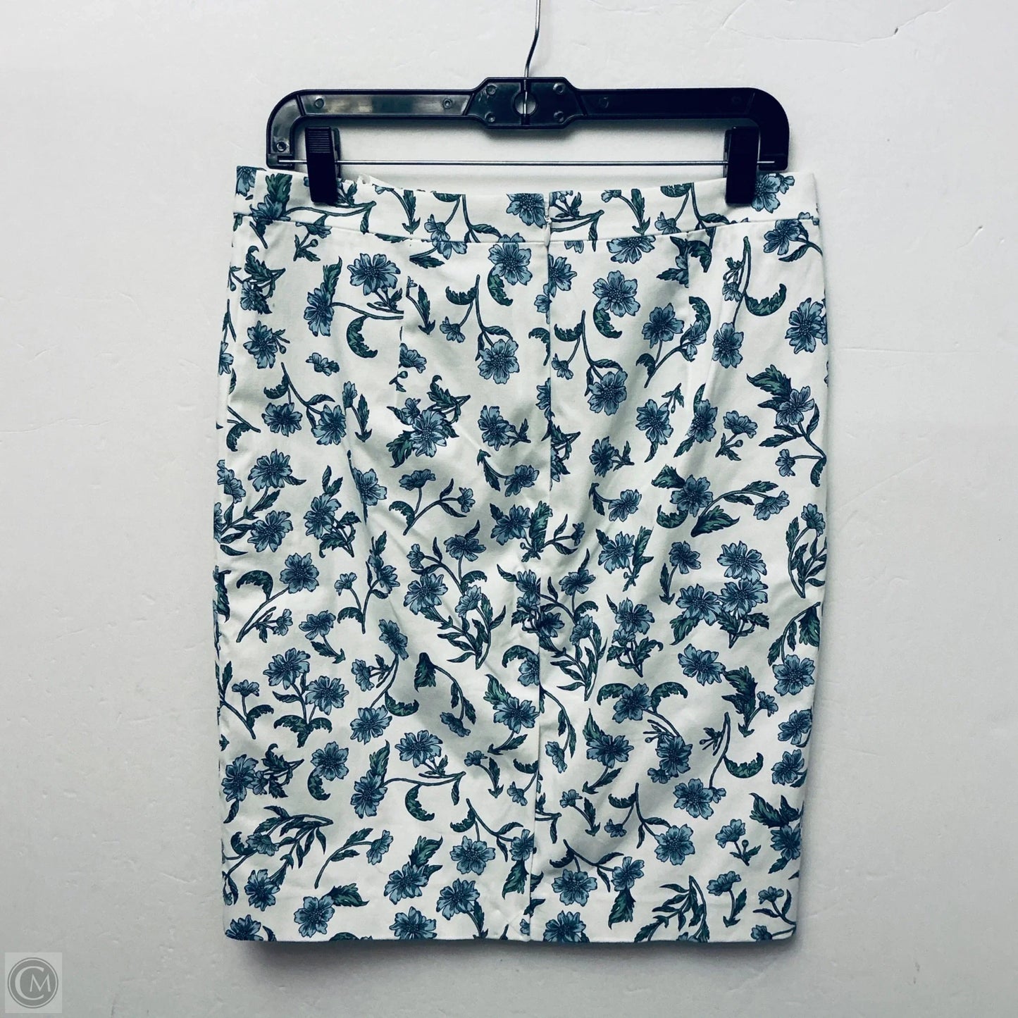 Skirt Midi By J. Crew In Green & White, Size: 8