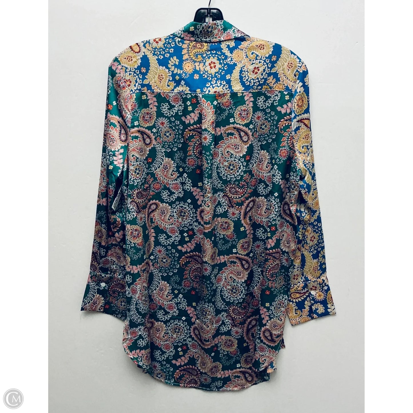 Top Long Sleeve Basic By Vici In Green, Size: S