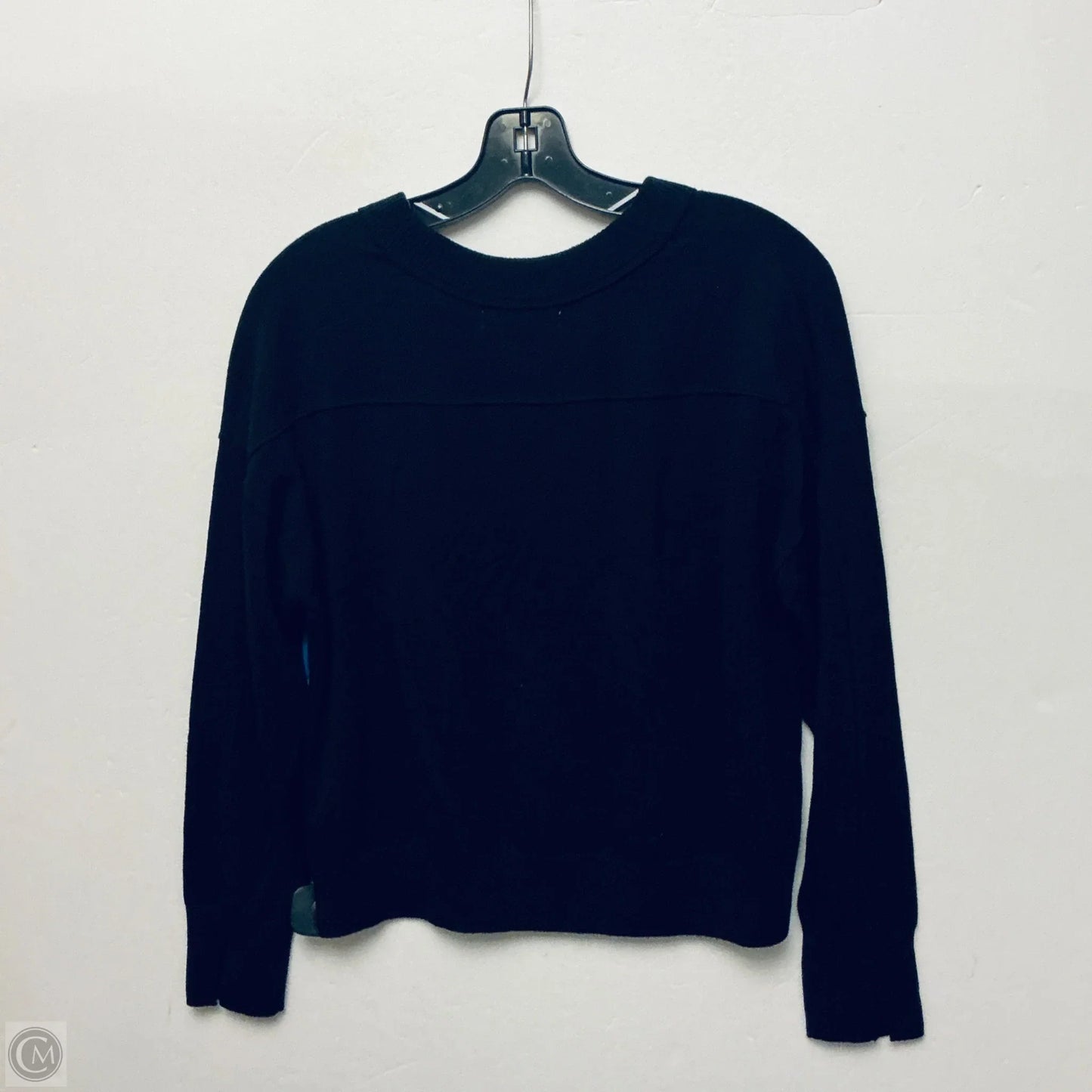 Top Long Sleeve By Banana Republic In Black, Size: S