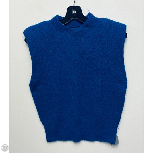 Sweater Short Sleeve By Banana Republic In Blue, Size: Xs