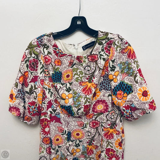Dress Casual Short By New York And Co In Cream, Size: M