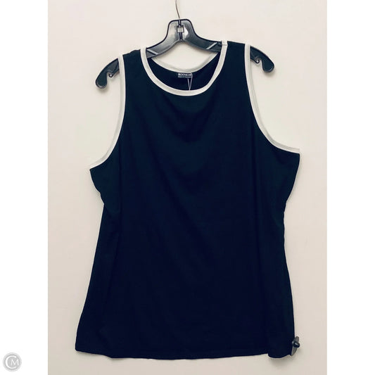 Top Sleeveless By Cmc In Black, Size: 22