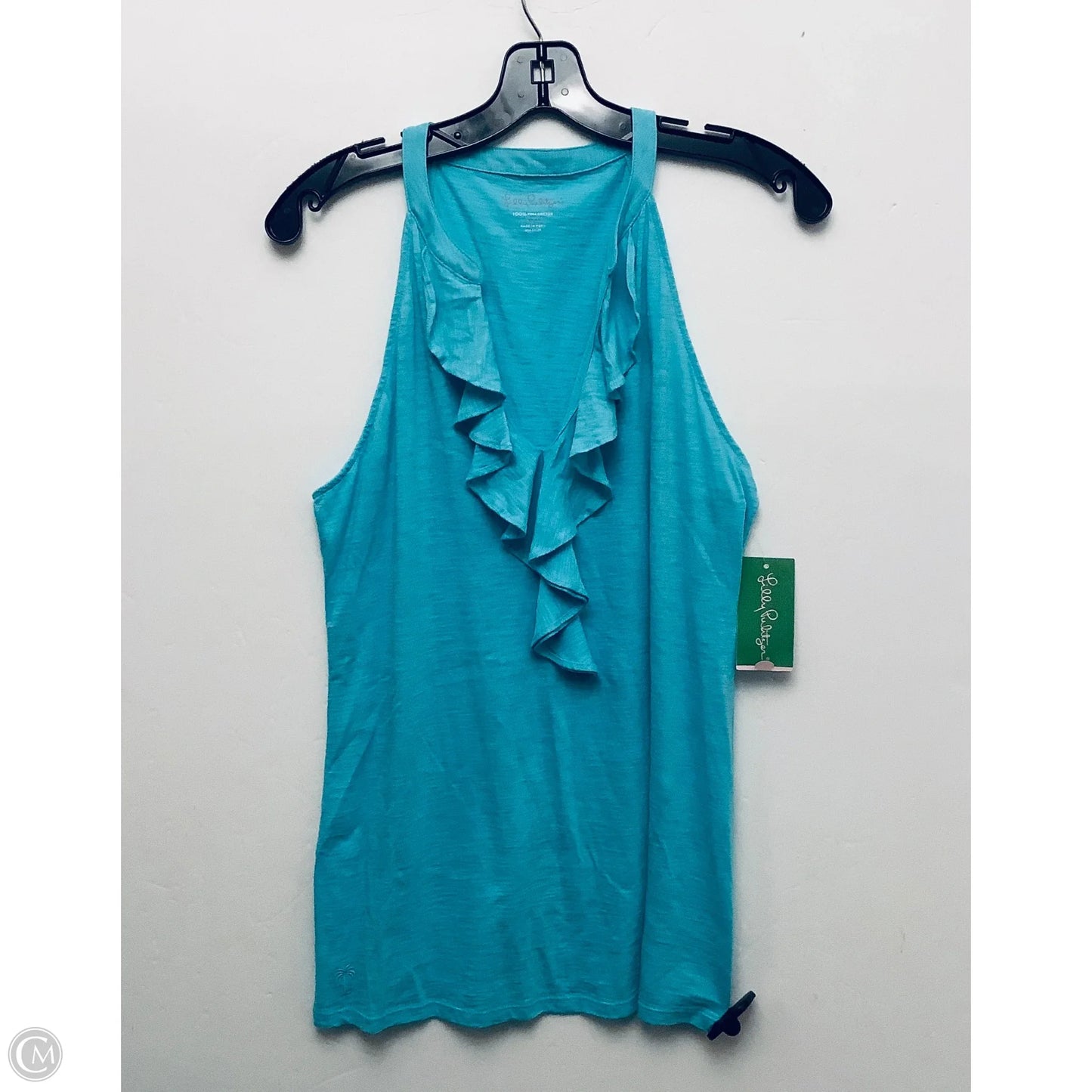 Top Sleeveless Designer By Lilly Pulitzer In Blue, Size: L