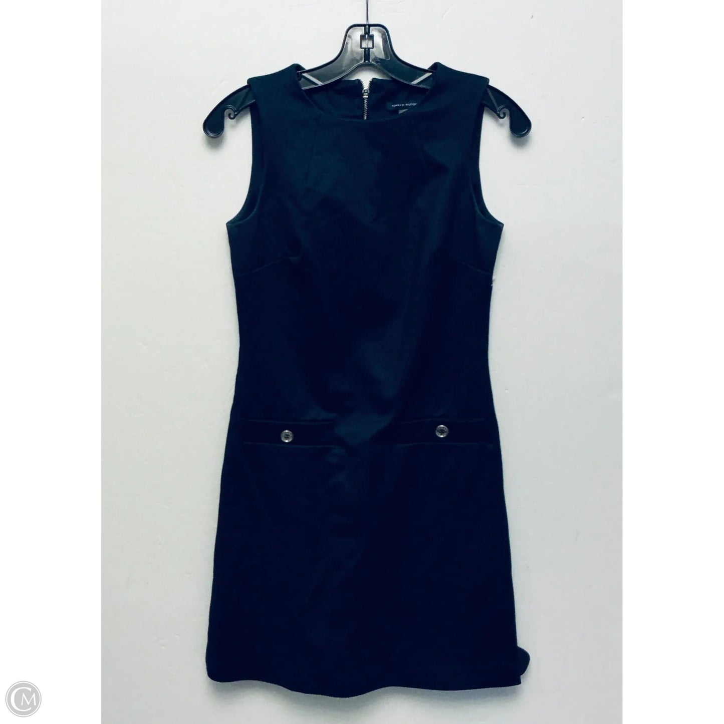 Dress Work By Tommy Hilfiger In Blue Denim, Size: 2