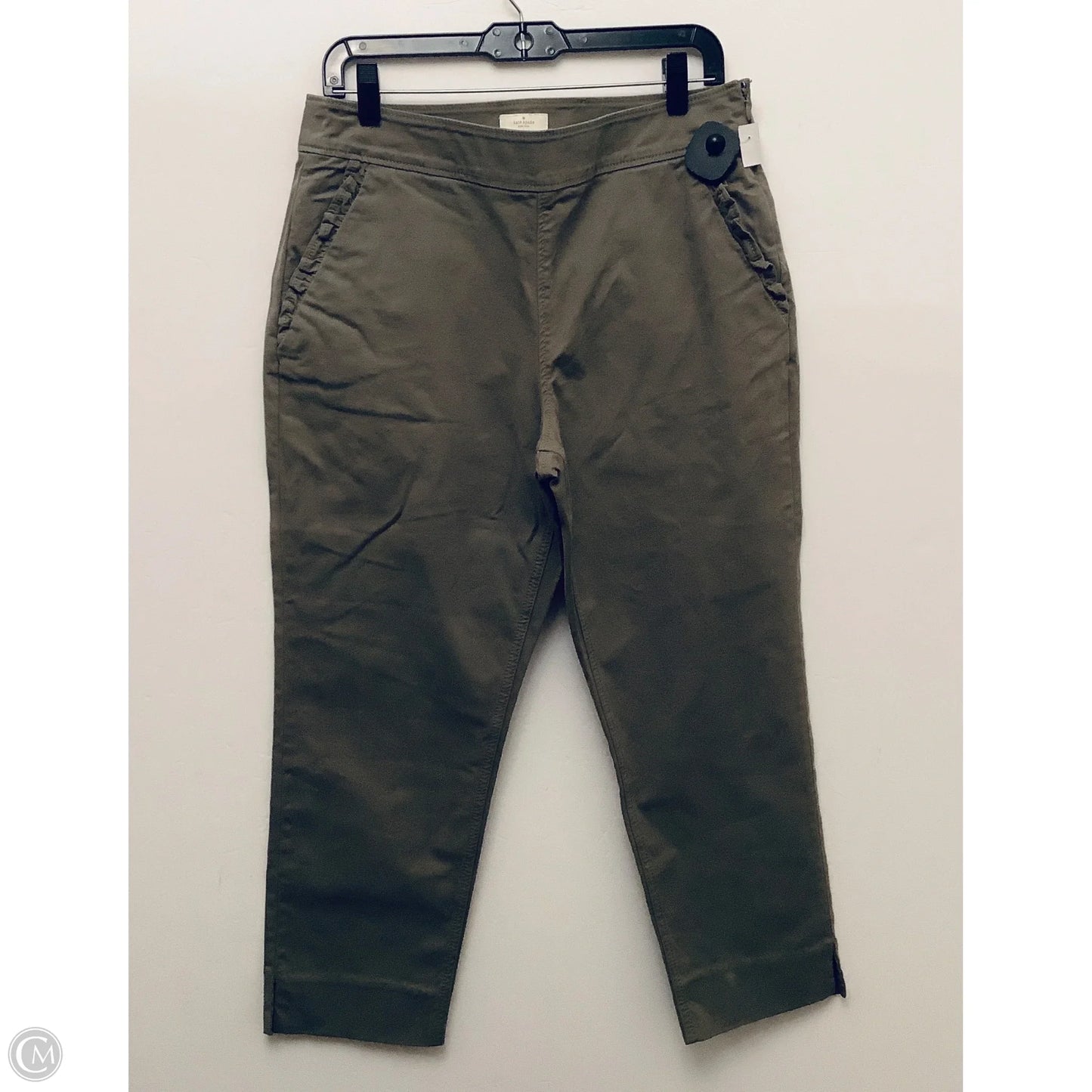 Pants Designer By Kate Spade In Green, Size: 10